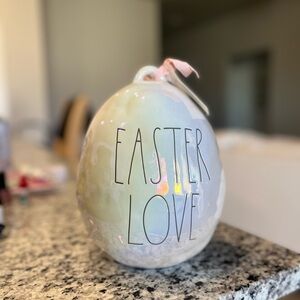 🆕 Rae Dunn Easter Love Ceramic Egg